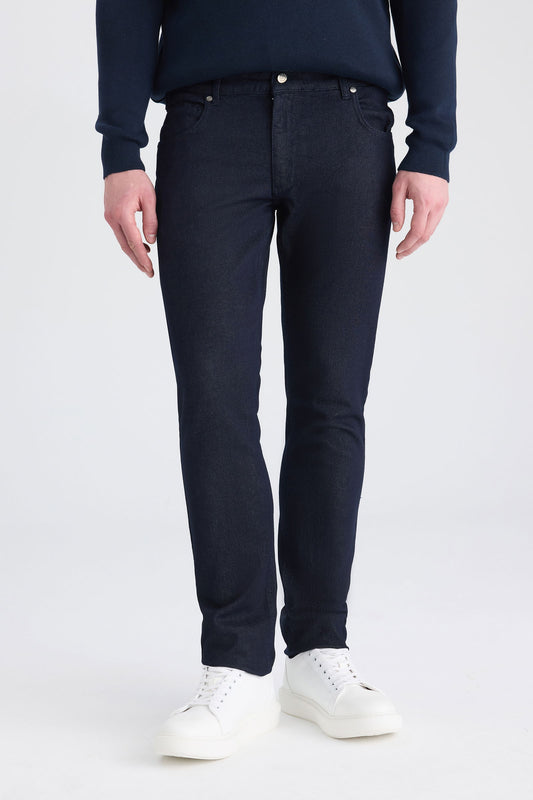 Ds Damat Regular Fit Lacivert Denim Pantolon