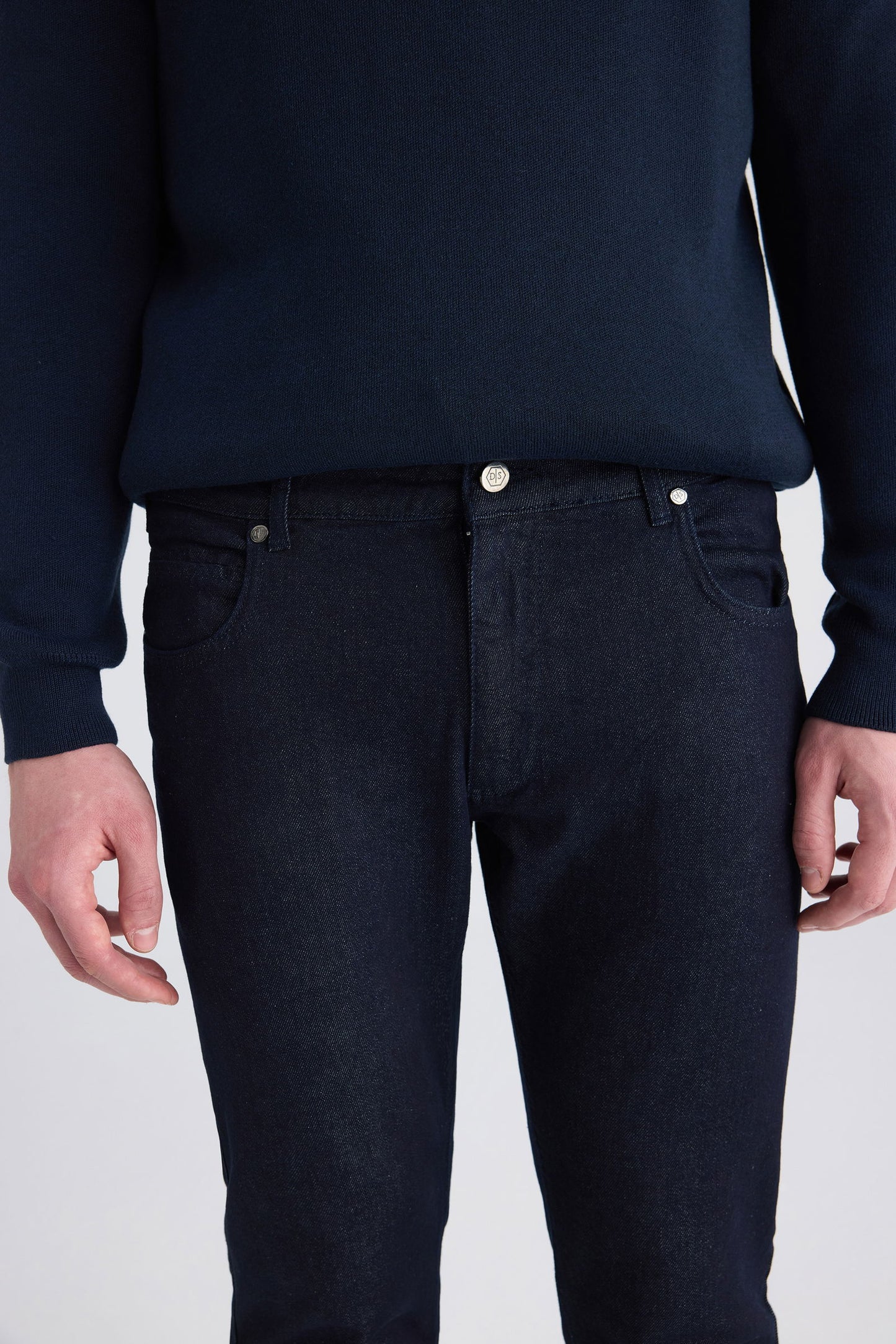 Ds Damat Regular Fit Lacivert Denim Pantolon