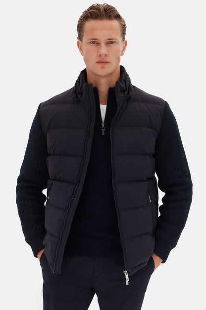 Ds Damat Regular Fit Lacivert Düz Mont