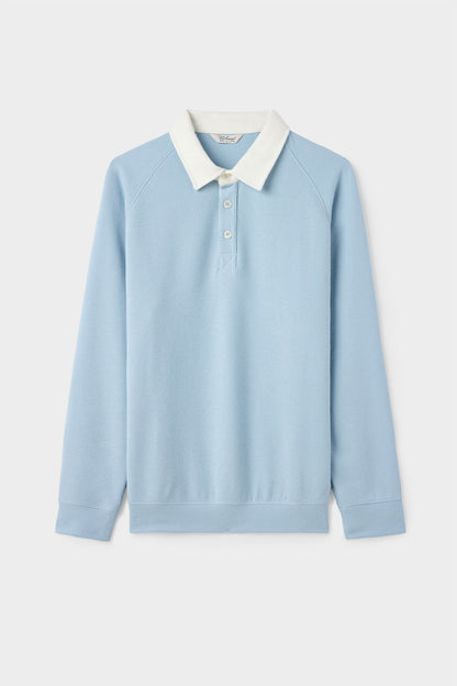 Ds Damat Regular Fit Açık Mavi Düz Sweatshirt