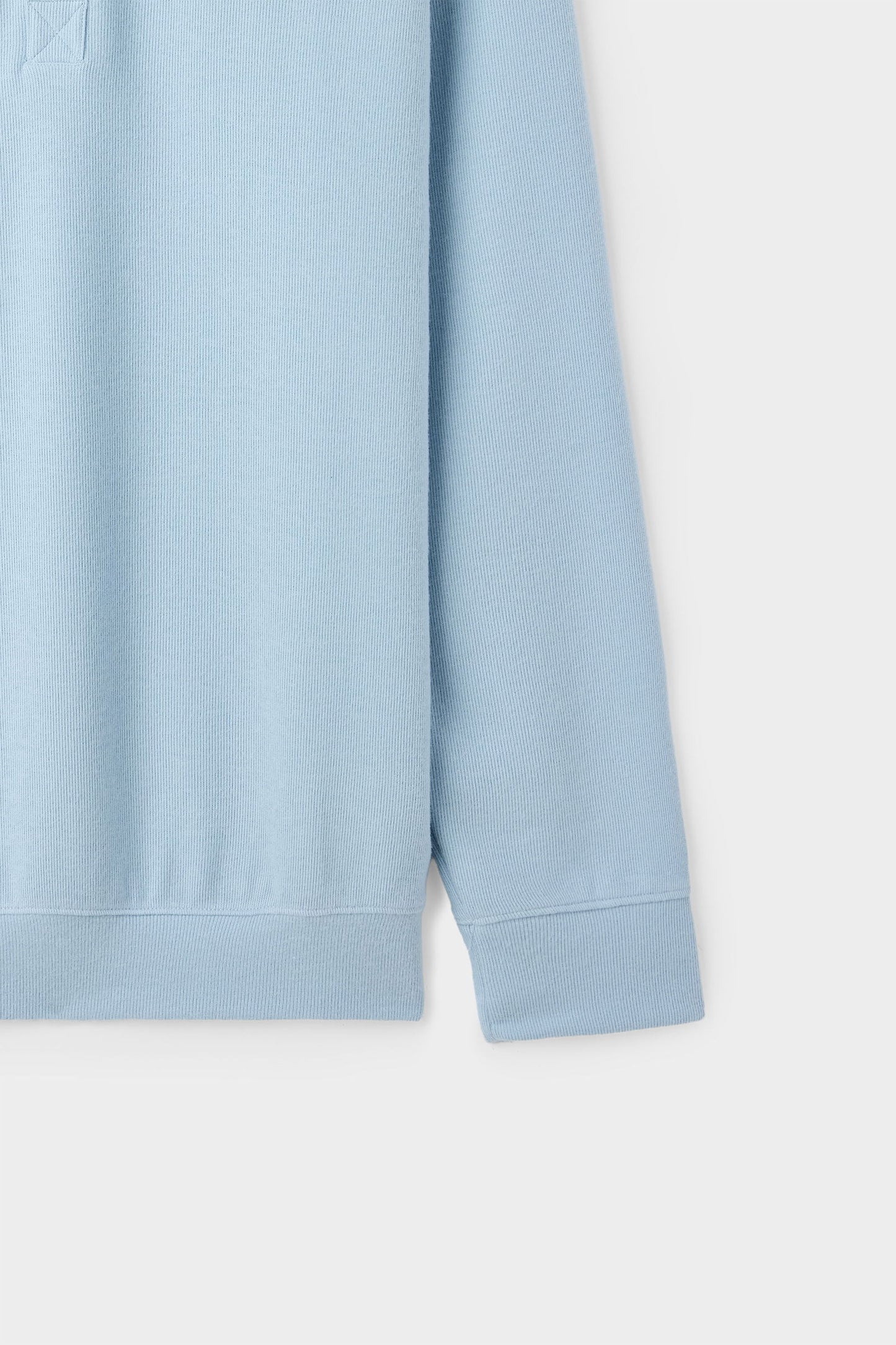 Ds Damat Regular Fit Açık Mavi Düz Sweatshirt