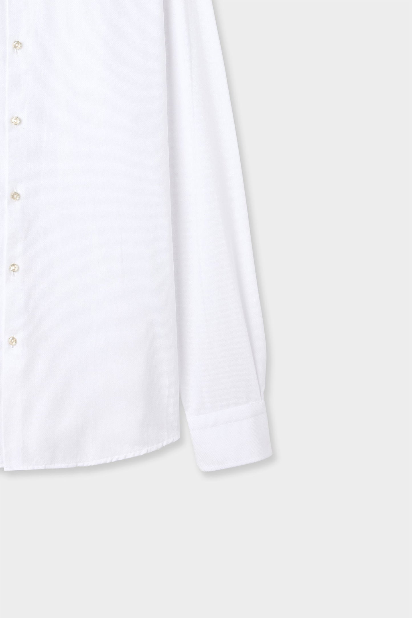 Twn Slim Fit Beyaz Armürlü Gömlek