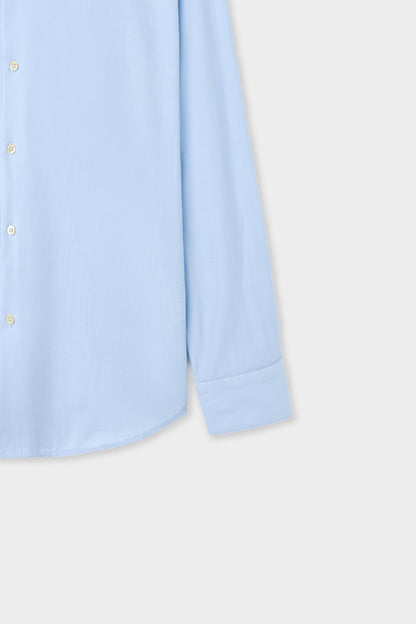 Ds Damat Slim Fit Mavi Armürlü Gömlek