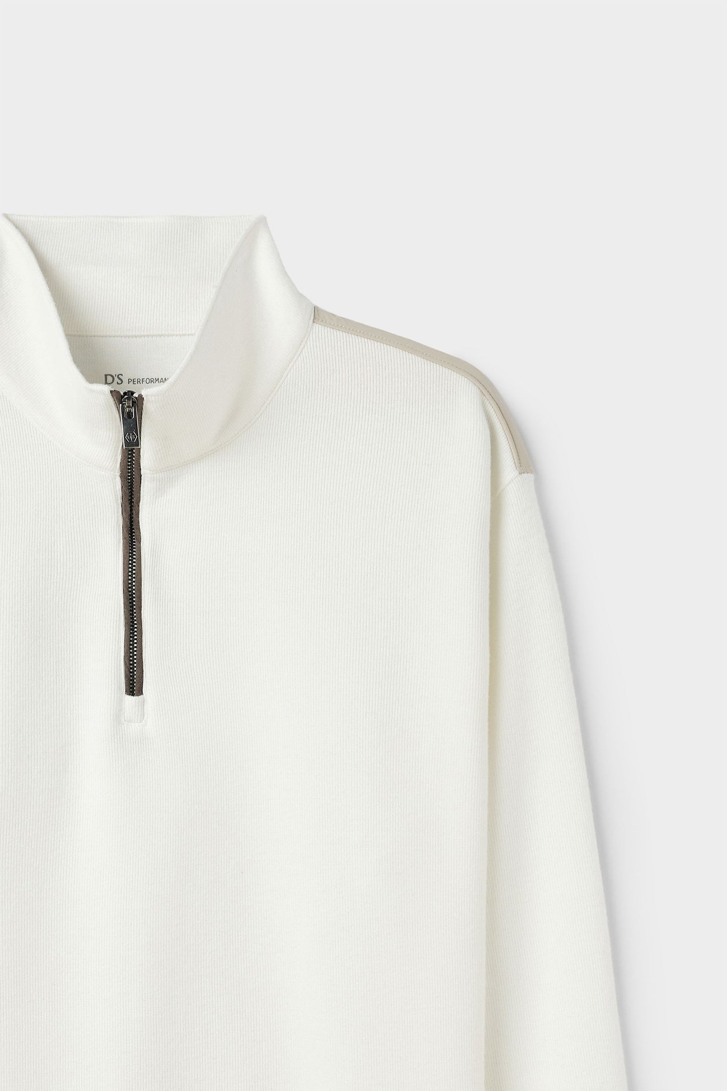Ds Damat Regular Fit Ekru Düz Sweatshirt