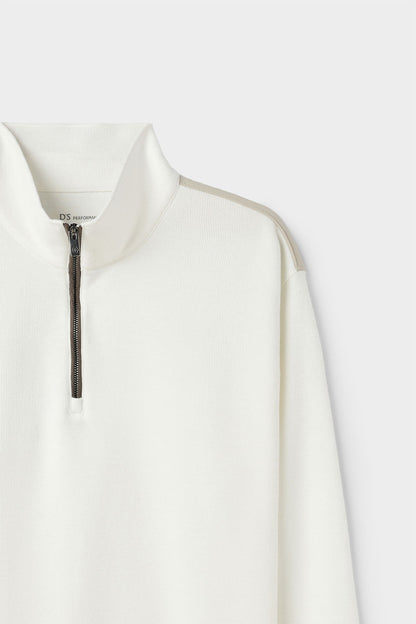 Ds Damat Regular Fit Ekru Düz Sweatshirt