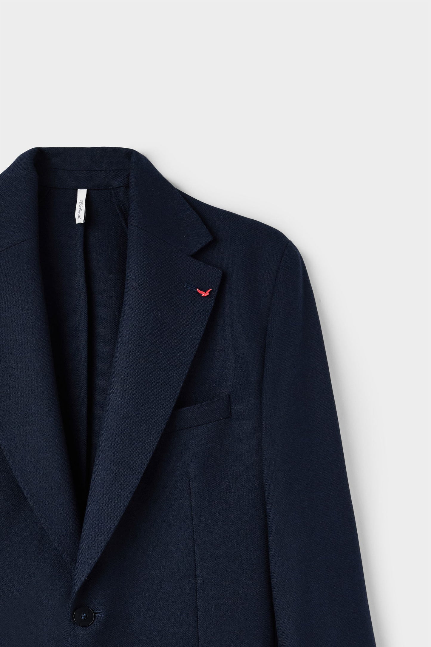 Ds Damat Slim Fit Lacivert Diyogonal Kumaş Ceket