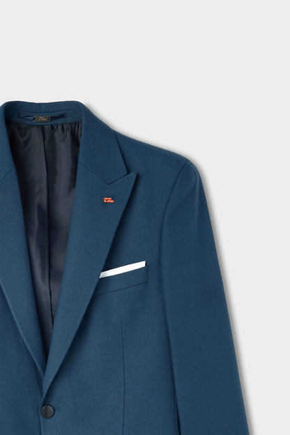 Twn Slim Fit Petrol Armürlü Takim Elbise