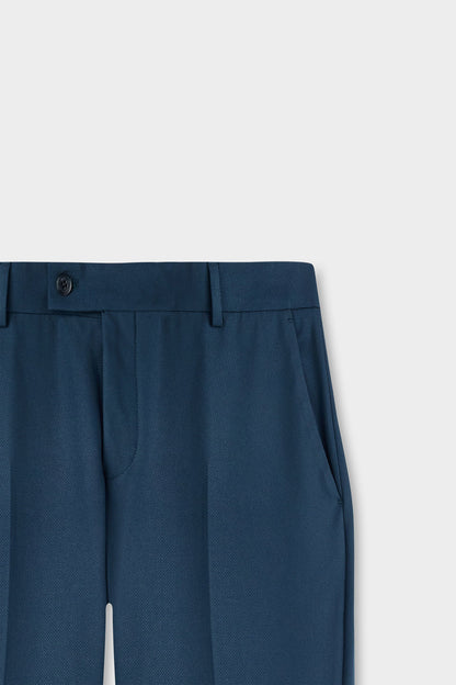 Twn Slim Fit Petrol Armürlü Takim Elbise