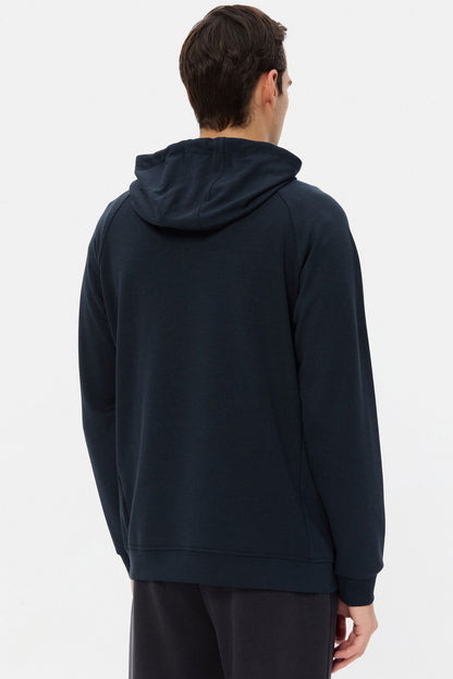 Ds Damat Regular Fit Lacivert Düz Sweatshirt