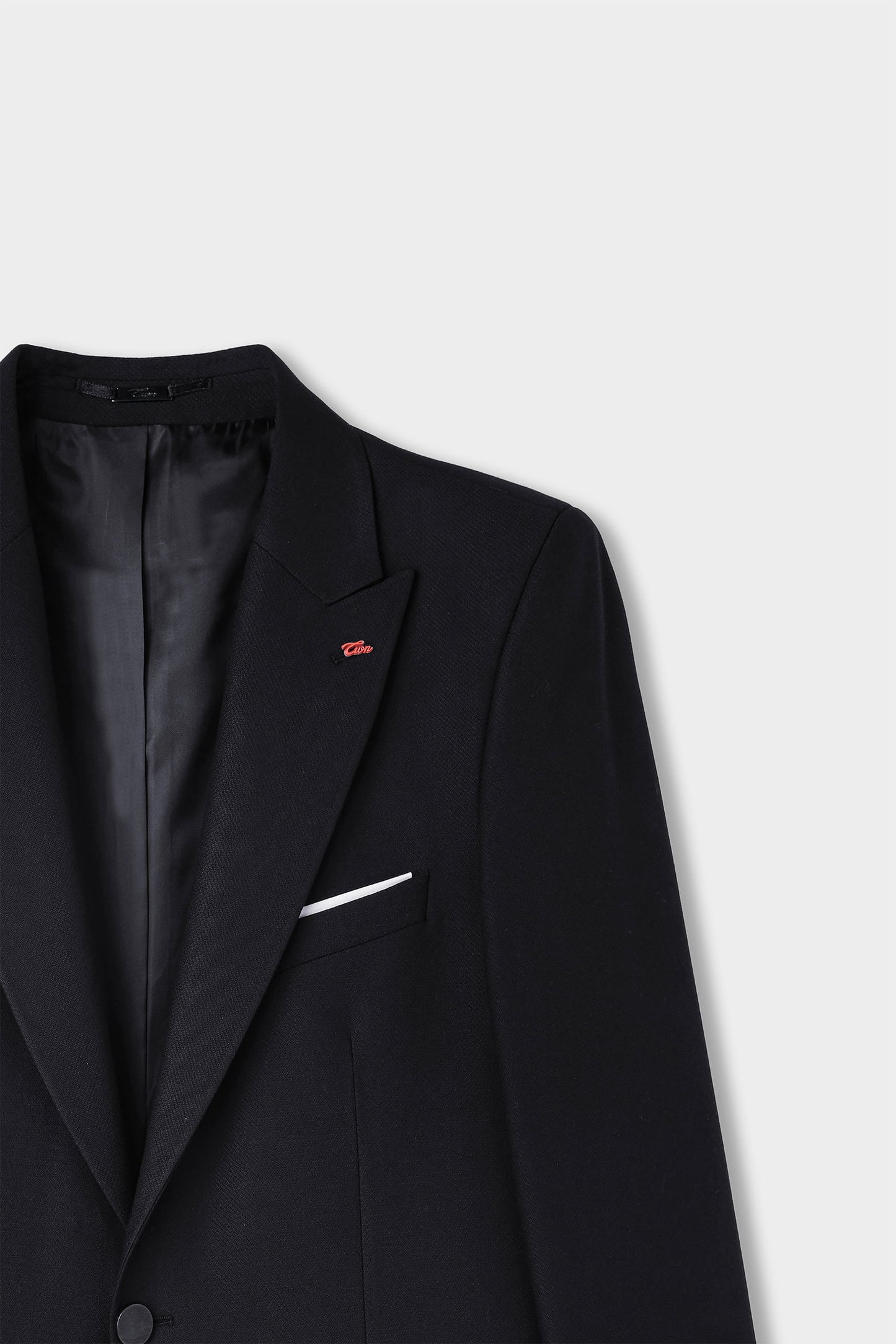 Twn Slim Fit Siyah Armürlü Takim Elbise