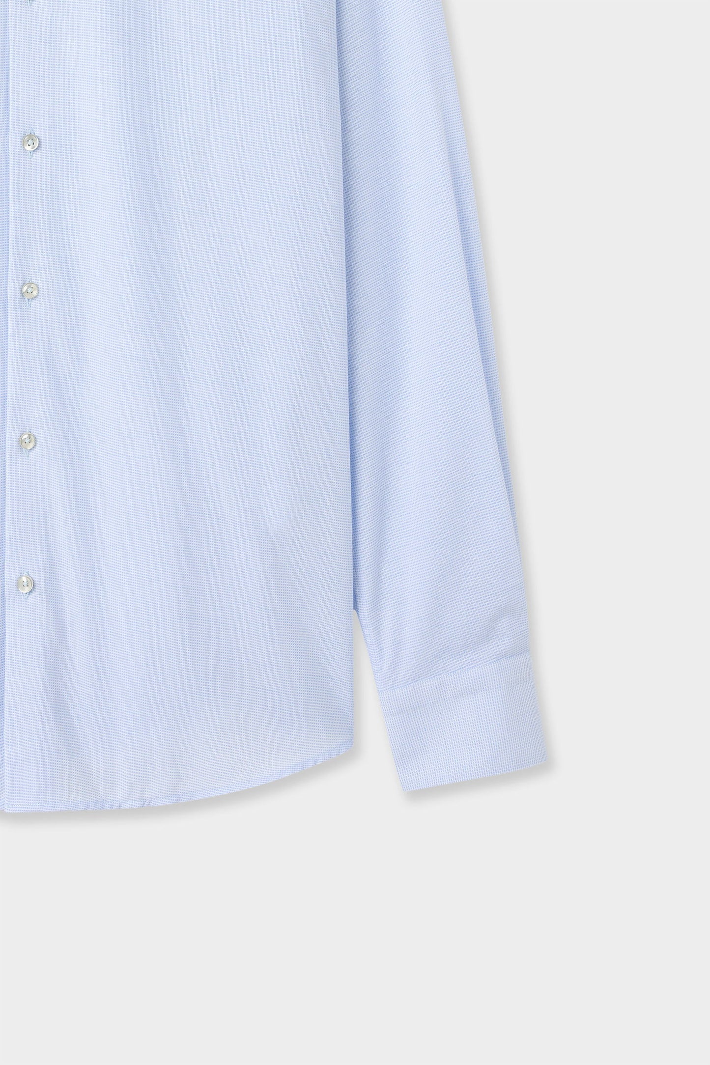 Twn Slim Fit Mavi Armürlü Gömlek