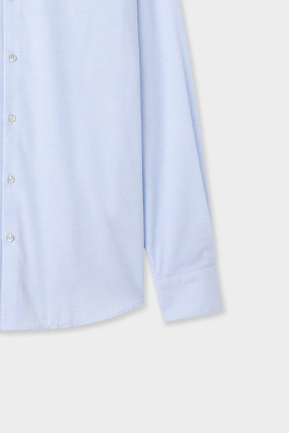 Twn Slim Fit Mavi Armürlü Gömlek