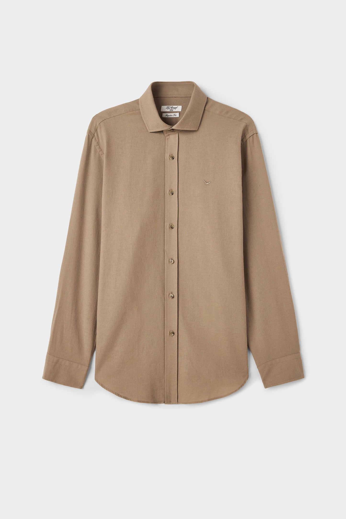 Ds Damat Comfort Camel Gabardin Gömlek