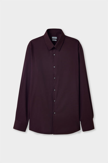 Twn Slim Fit Mürdüm Düz Gömlek