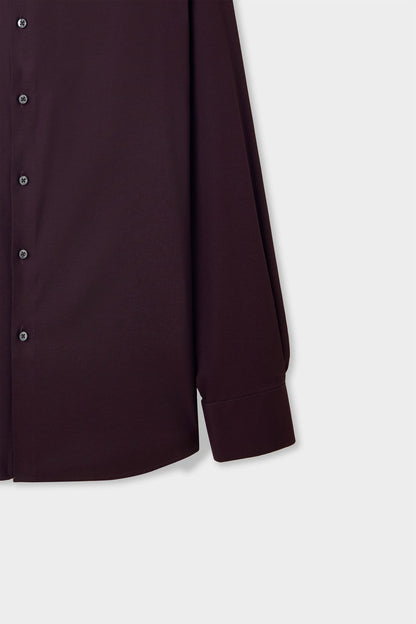 Twn Slim Fit Mürdüm Düz Gömlek