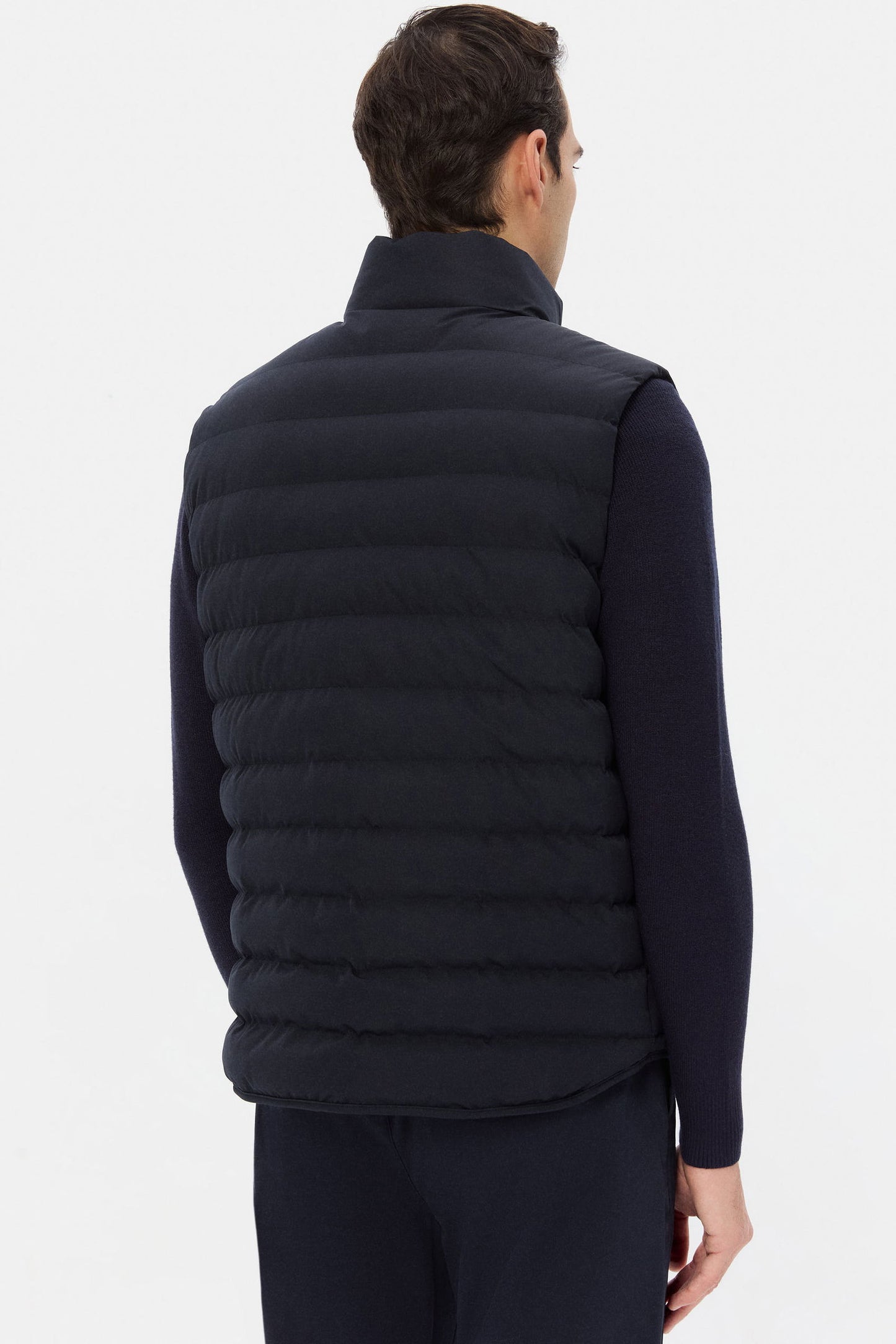Ds Damat Regular Fit Lacivert Düz Yelek Mont