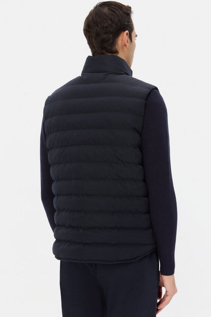 Ds Damat Regular Fit Lacivert Düz Yelek Mont