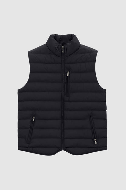 Ds Damat Regular Fit Lacivert Düz Yelek Mont