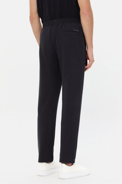 Ds Damat Relaxed Fit Siyah Gabardin Jogger Pantolon