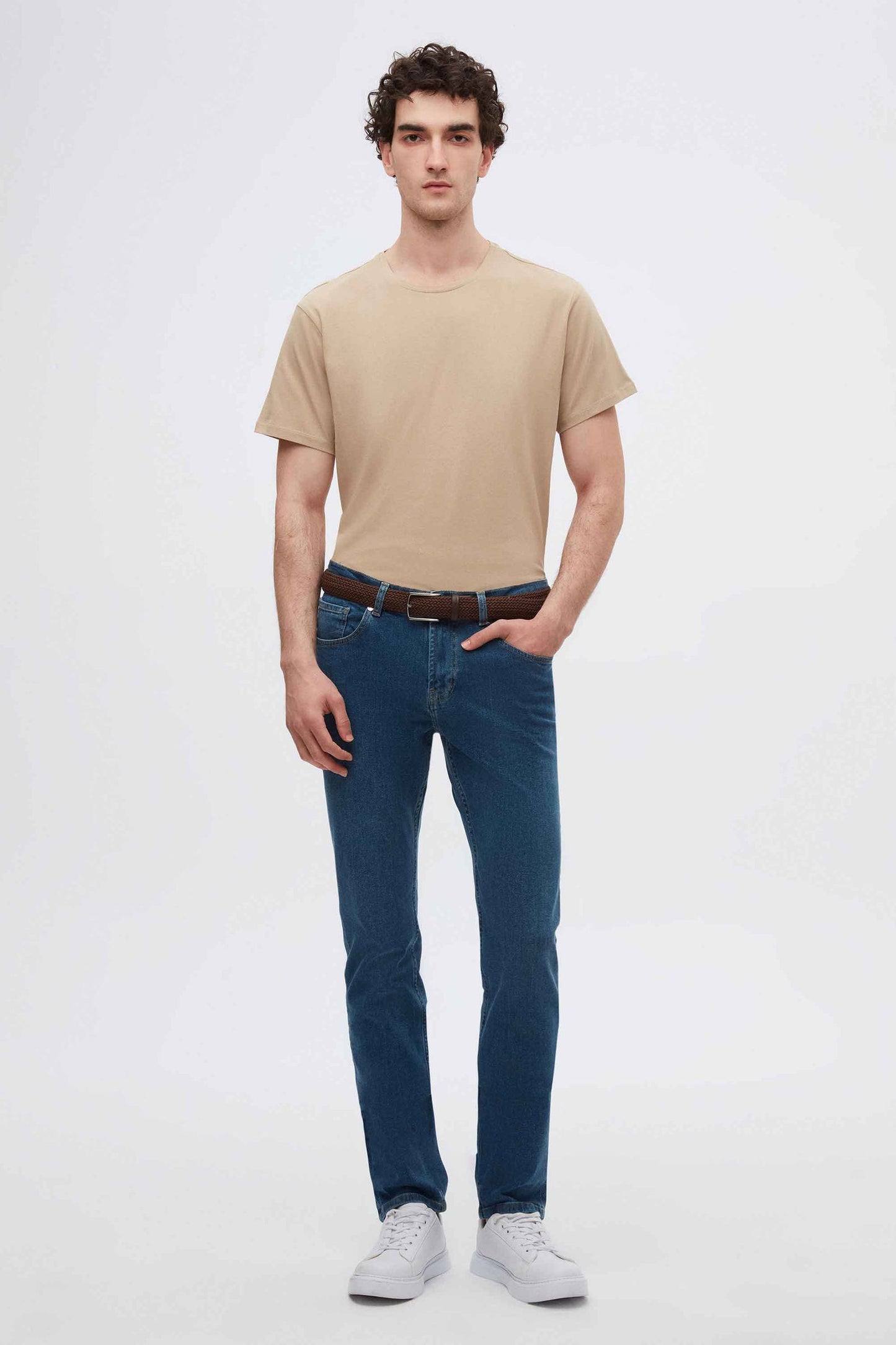 Ds Damat Slim Fit Indigo Denim Pantolon