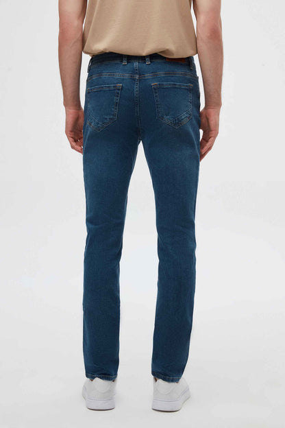 Ds Damat Slim Fit Indigo Denim Pantolon