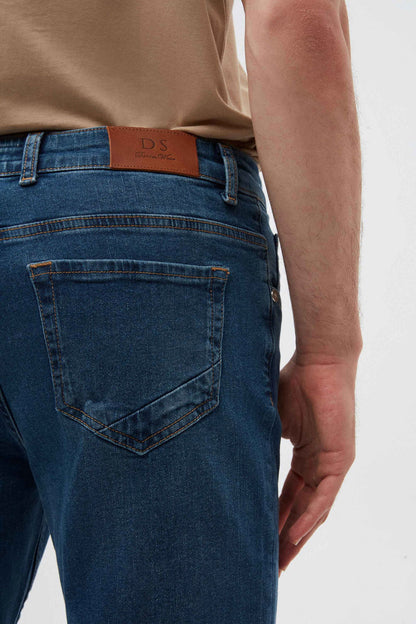Ds Damat Slim Fit Indigo Denim Pantolon