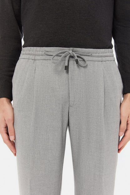 Ds Damat Regular Fit Gri Gabardin Jogger Pantolon