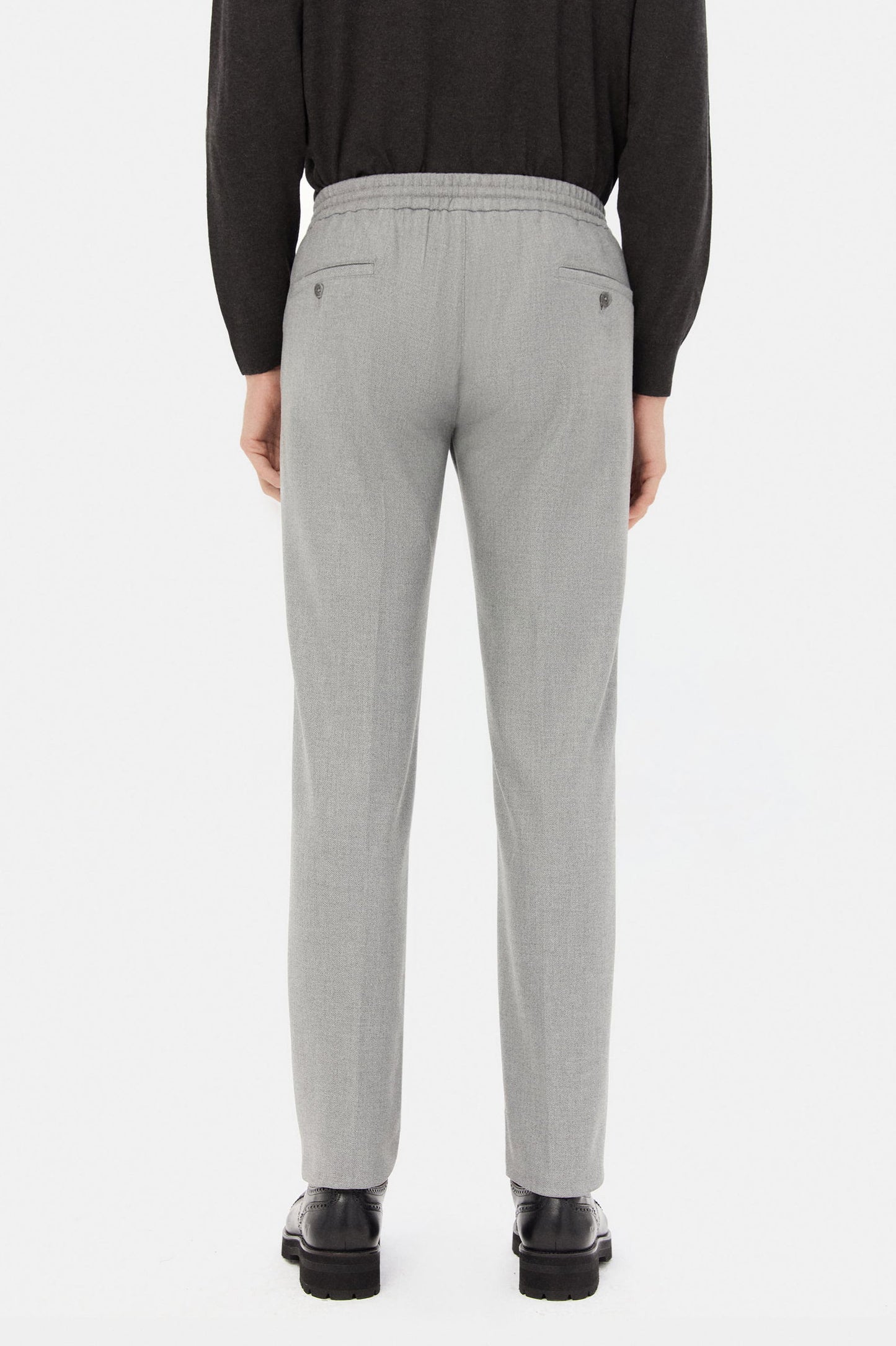 Ds Damat Regular Fit Gri Gabardin Jogger Pantolon