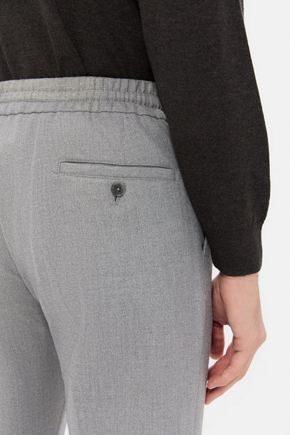 Ds Damat Regular Fit Gri Gabardin Jogger Pantolon