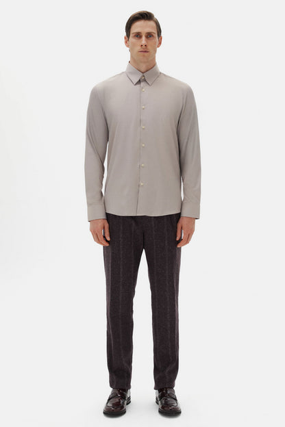 Twn Slim Fit Vizon Düz Gömlek