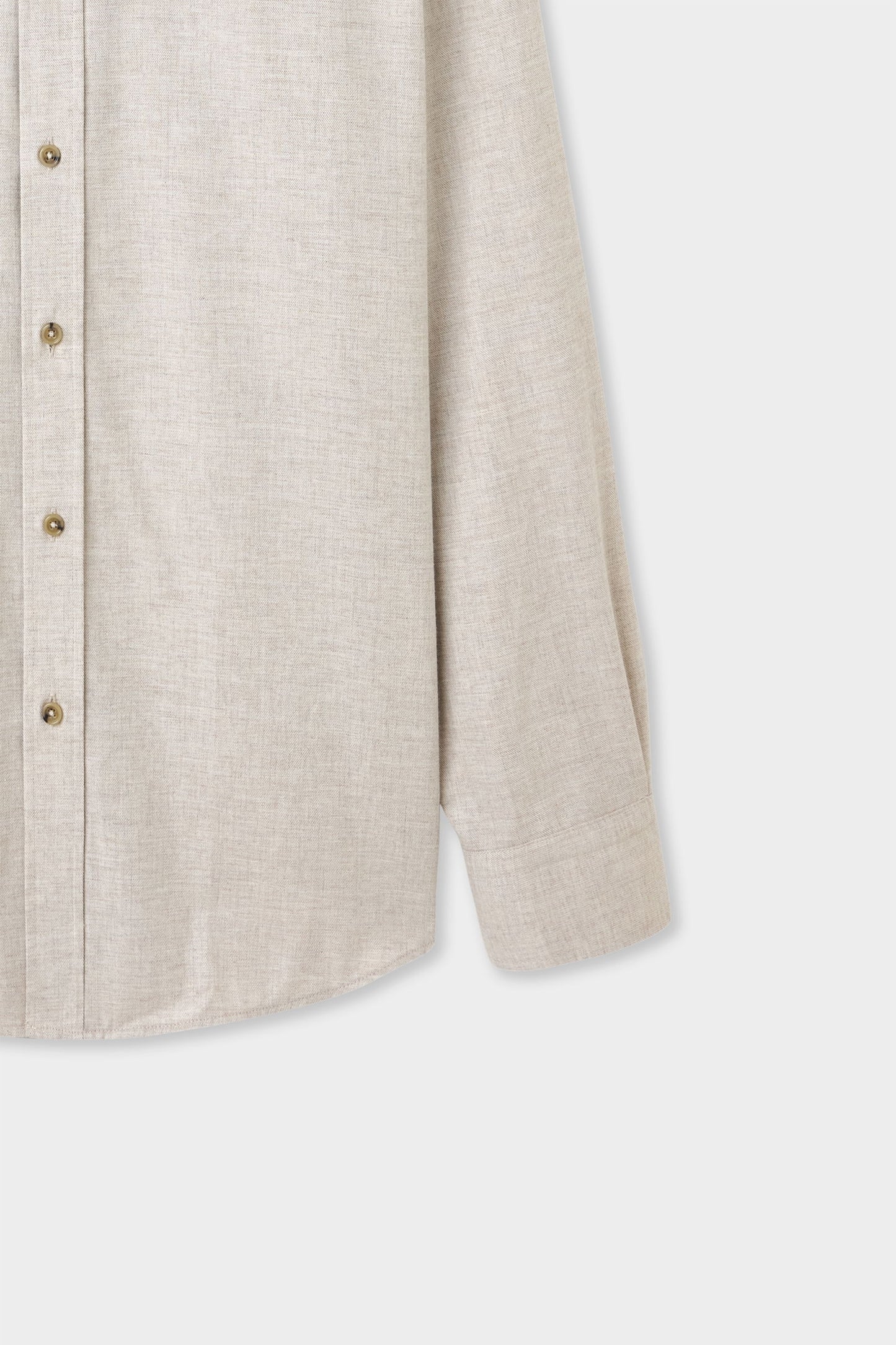 Ds Damat Comfort Bej Gabardin Gömlek