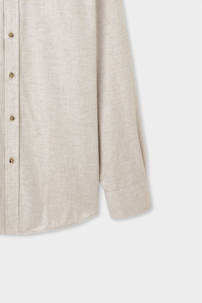 Ds Damat Comfort Bej Gabardin Gömlek