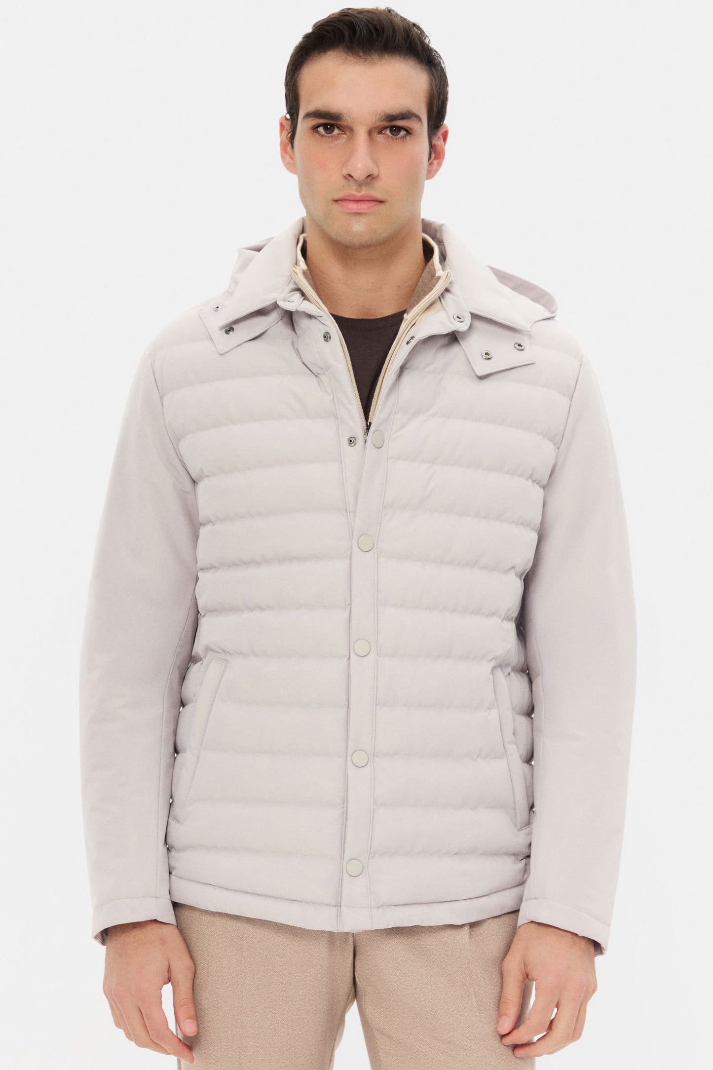 Ds Damat Regular Fit Taş Düz Mont