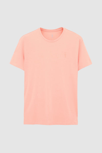 Twn Slim Fit Kil Düz Kabartma Baskılı T-shirt