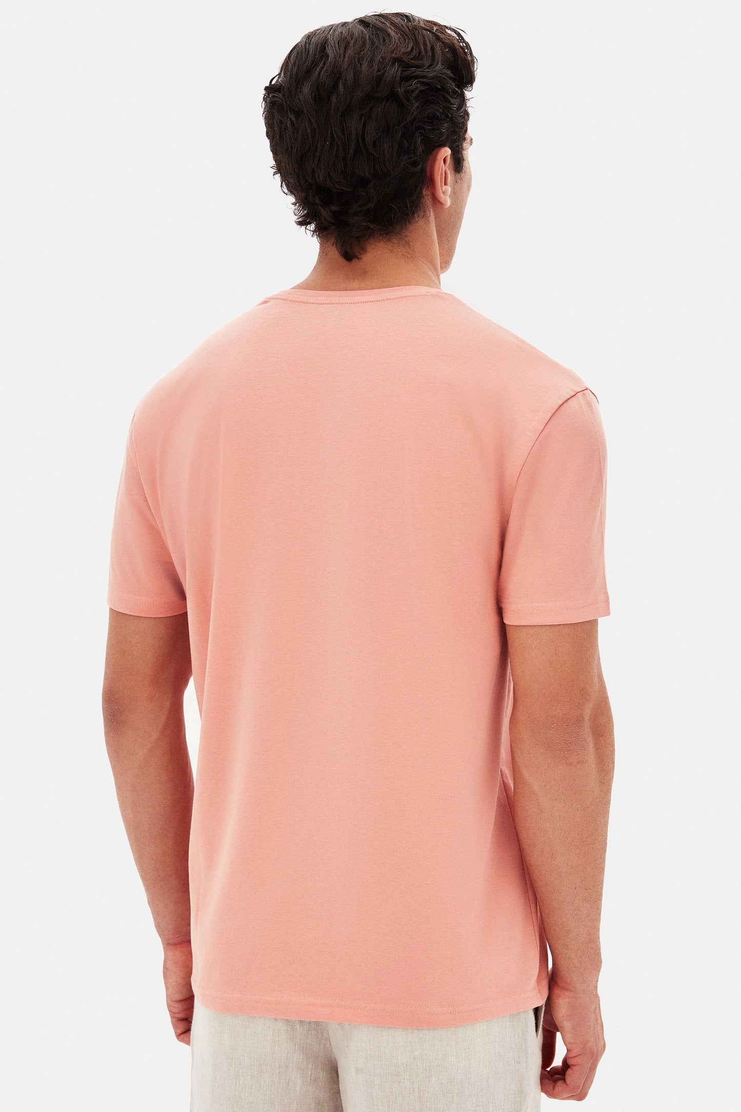 Twn Slim Fit Kil Düz Kabartma Baskılı T-shirt