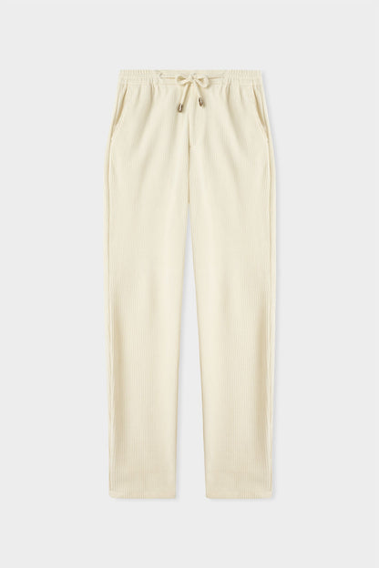 Ds Damat Relaxed Fit (pilesiz) Ekru Armürlü Jogger Pantolon