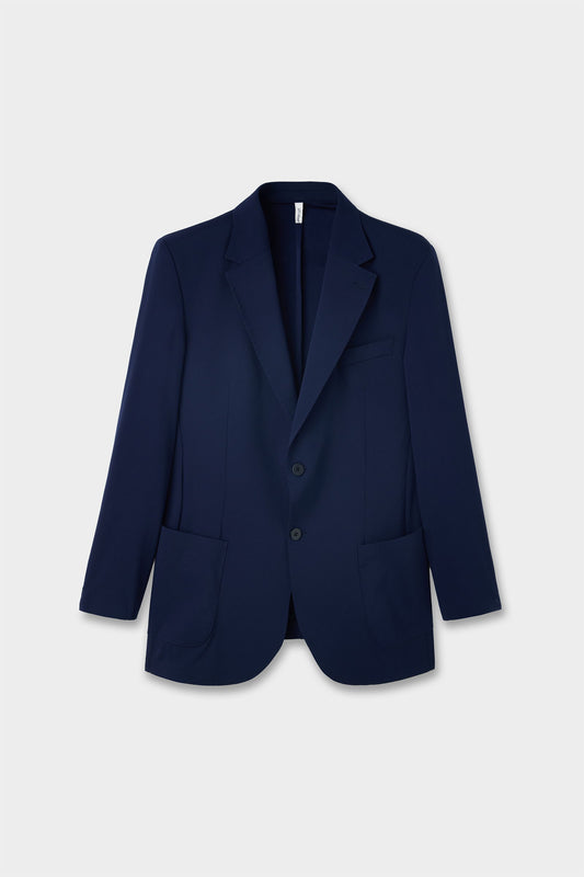 Ds Damat Comfort Lacivert Düz Kumaş Ceket