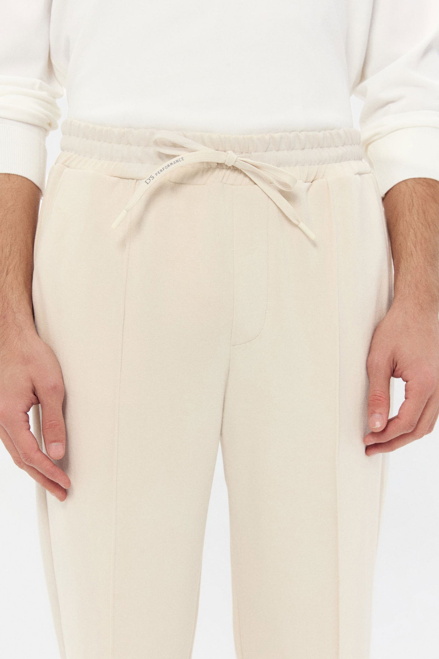 Ds Damat Regular Fit Bej Düz Eşofman Alt