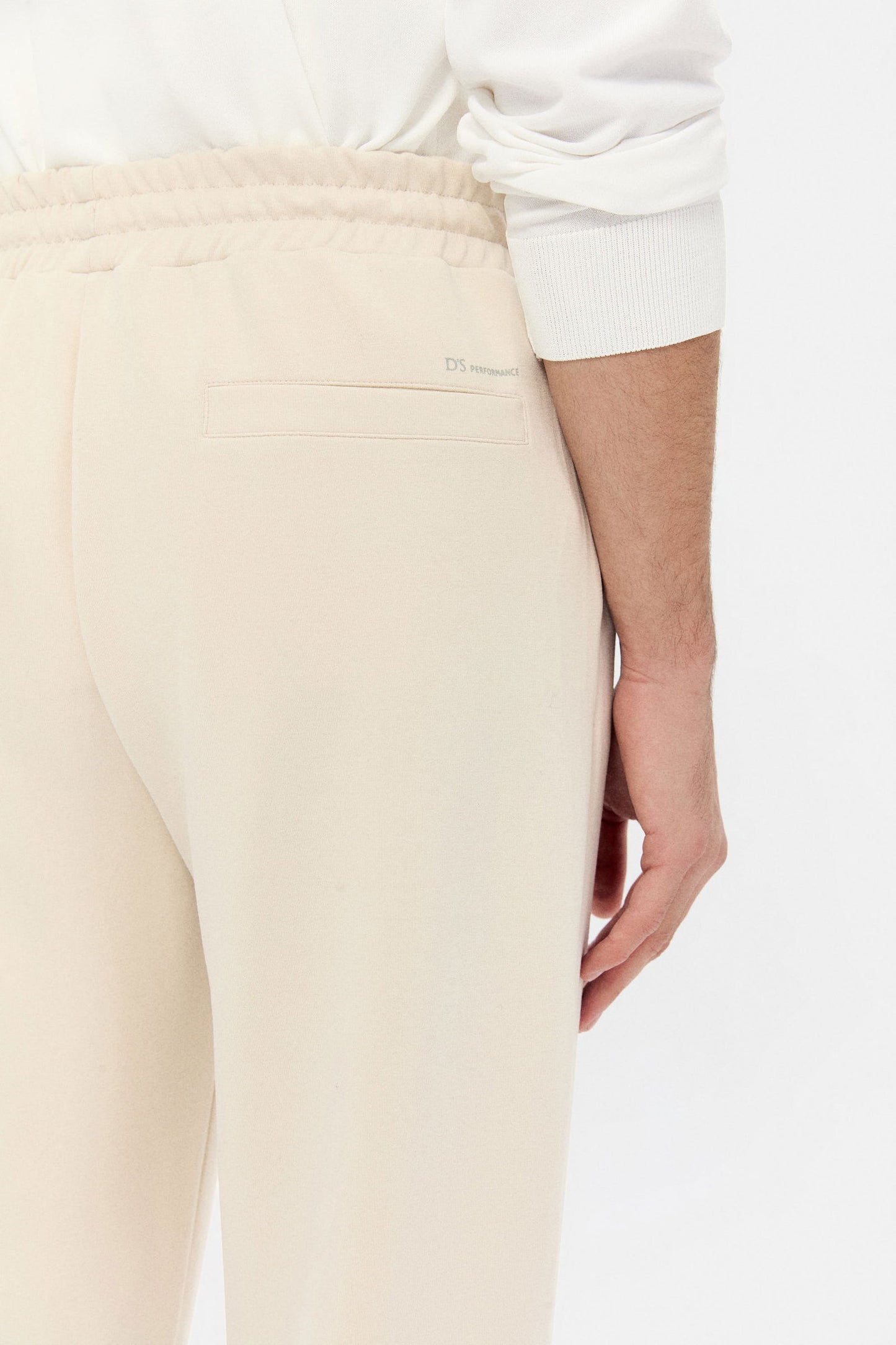 Ds Damat Regular Fit Bej Düz Eşofman Alt