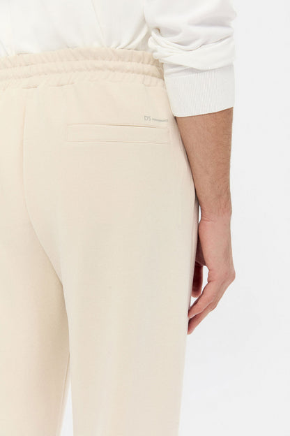 Ds Damat Regular Fit Bej Düz Eşofman Alt