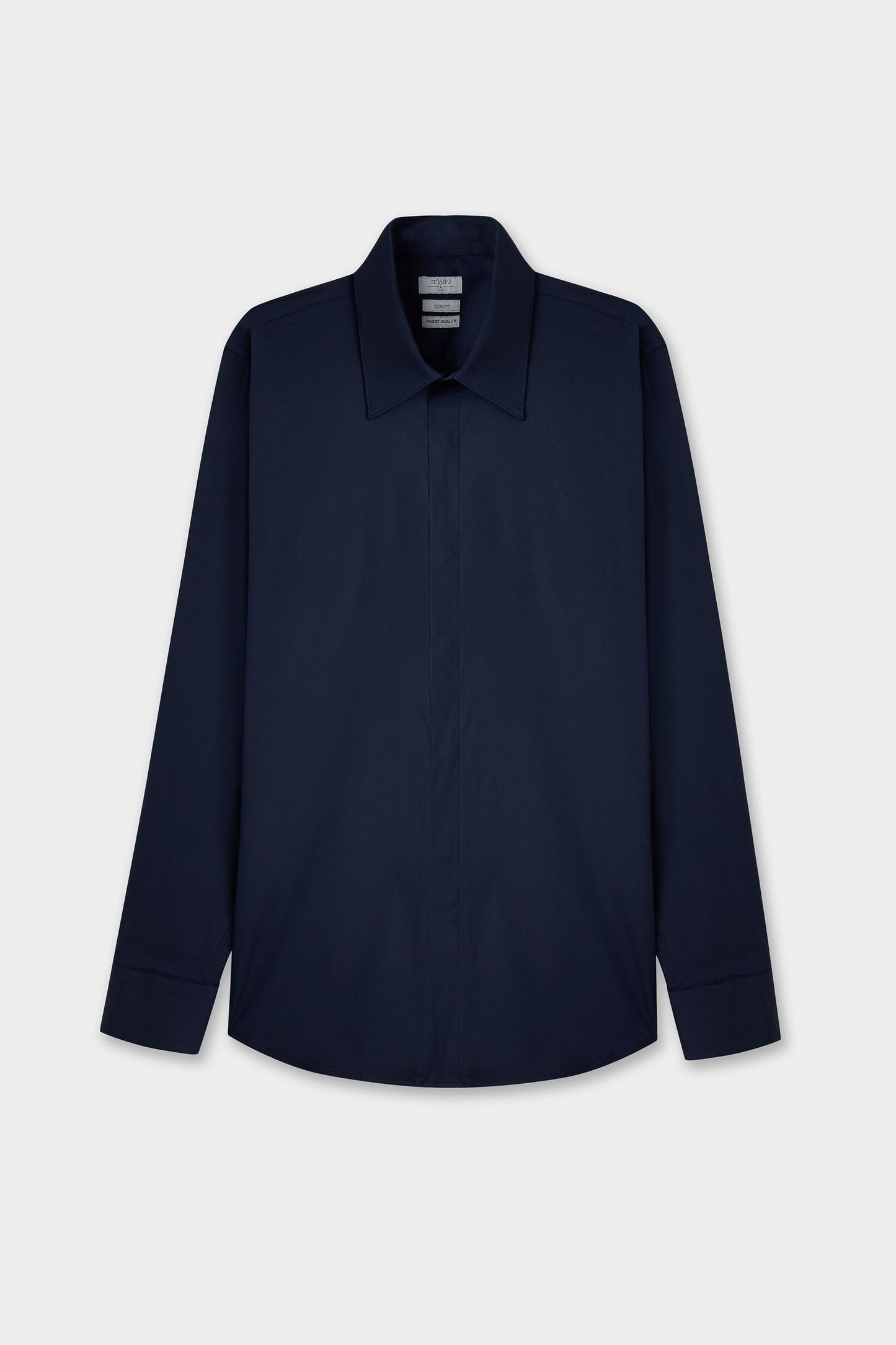 Twn Slim Fit Lacivert Düz Gömlek