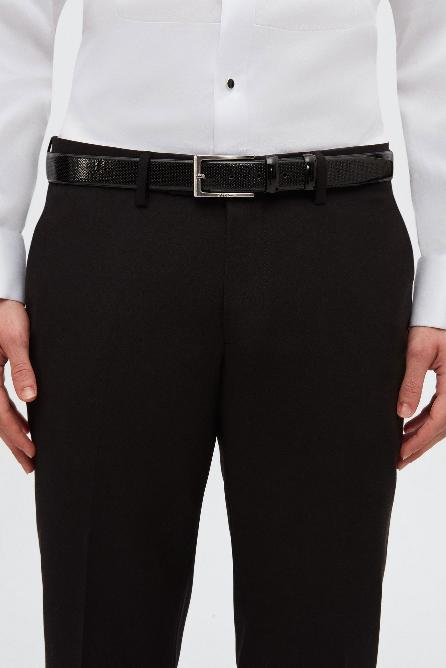 Twn Slim Fit Siyah Düz Damatlık & Smokin Yelekli Takim Elbise