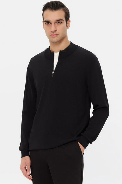 Twn Slim Fit Siyah Kazak