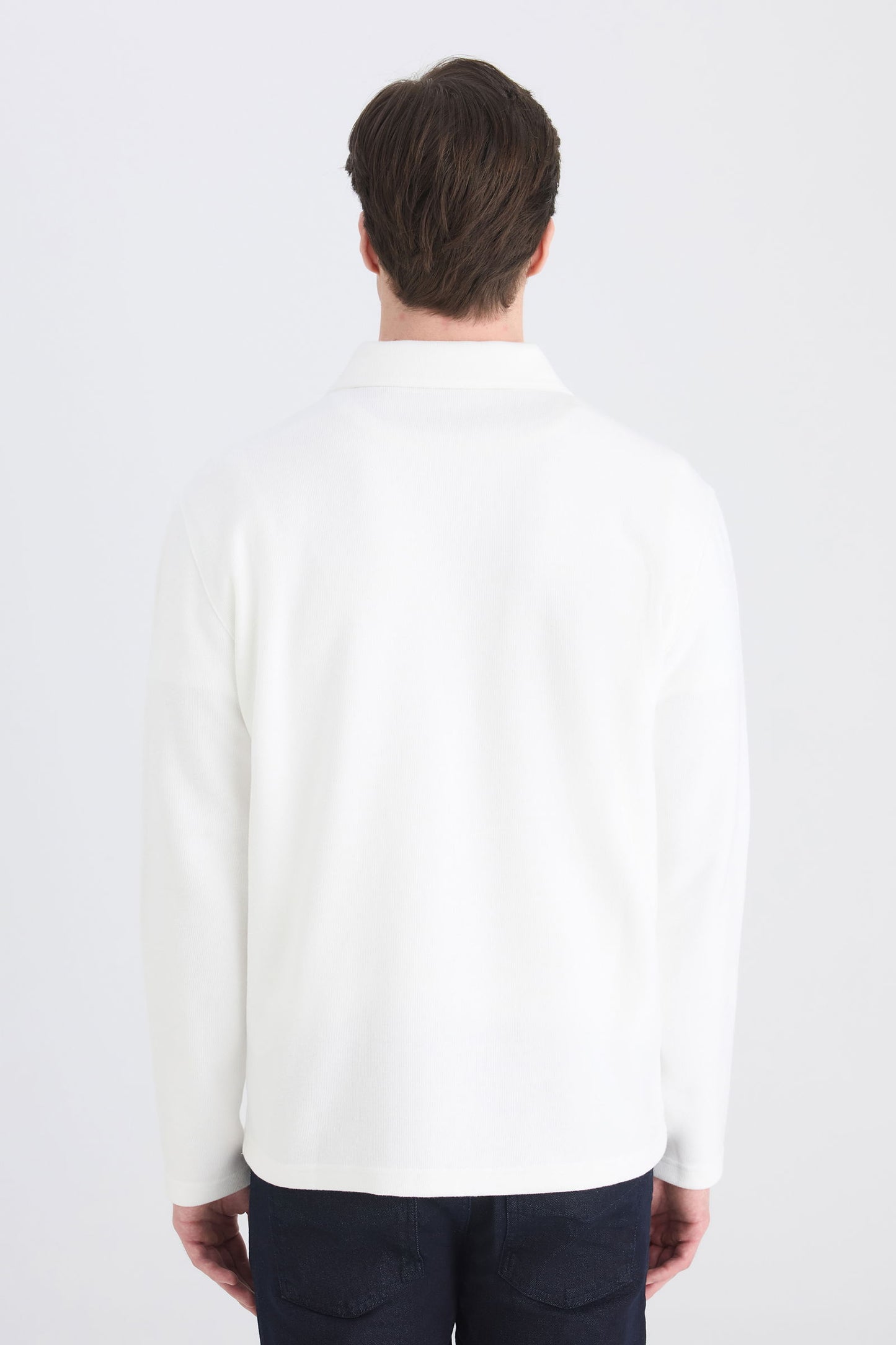 Ds Damat Regular Fit Ekru Düz Sweatshirt