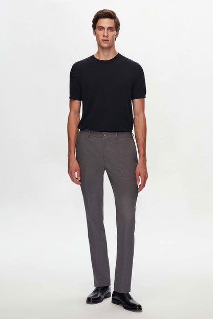 Twn Slim Fit Lacivert Düz Örgü T-shirt