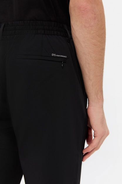 Ds Damat Relaxed Fit Siyah Düz Jogger Pantolon