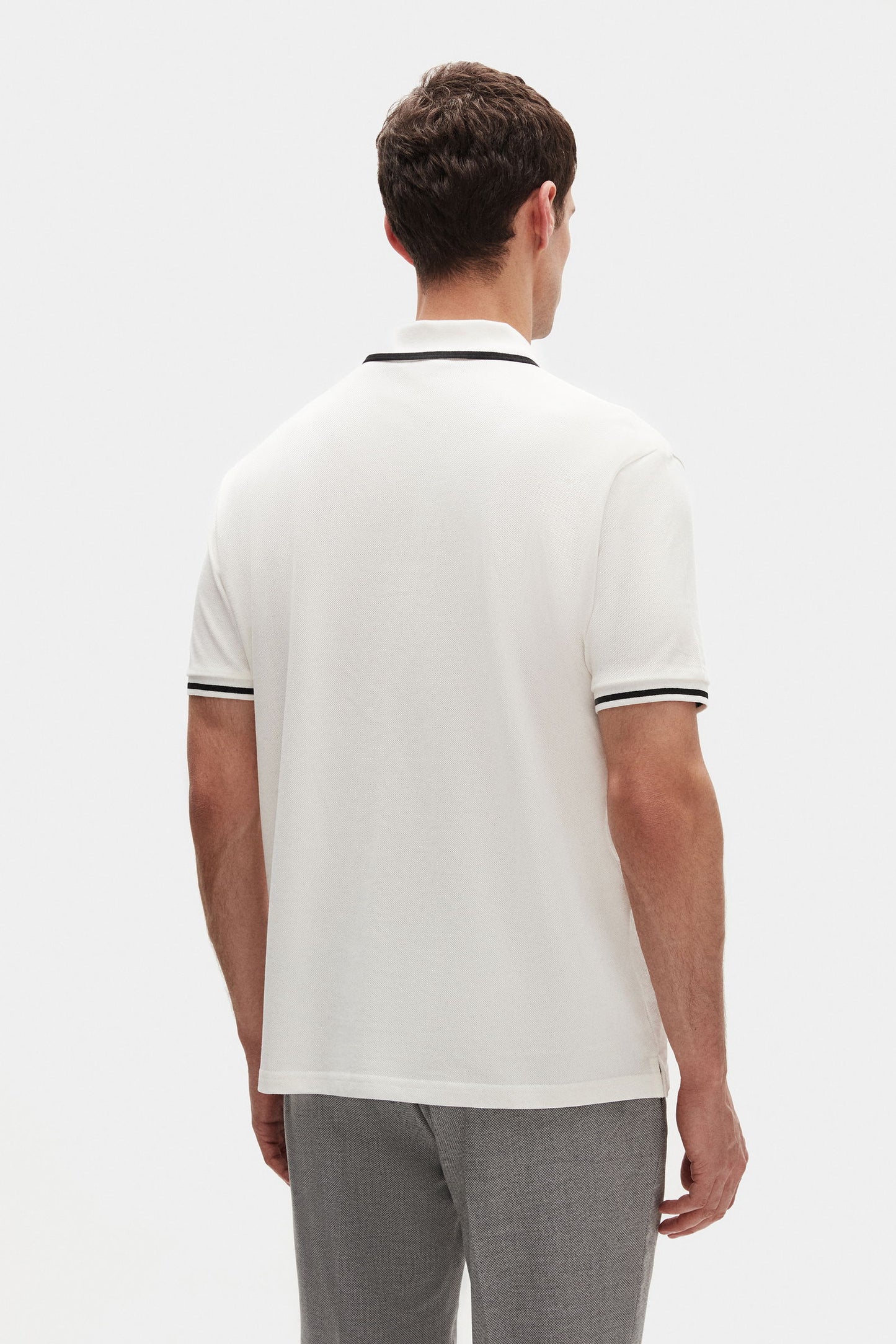 Ds Damat Regular Fit Ekru Polo Tişört