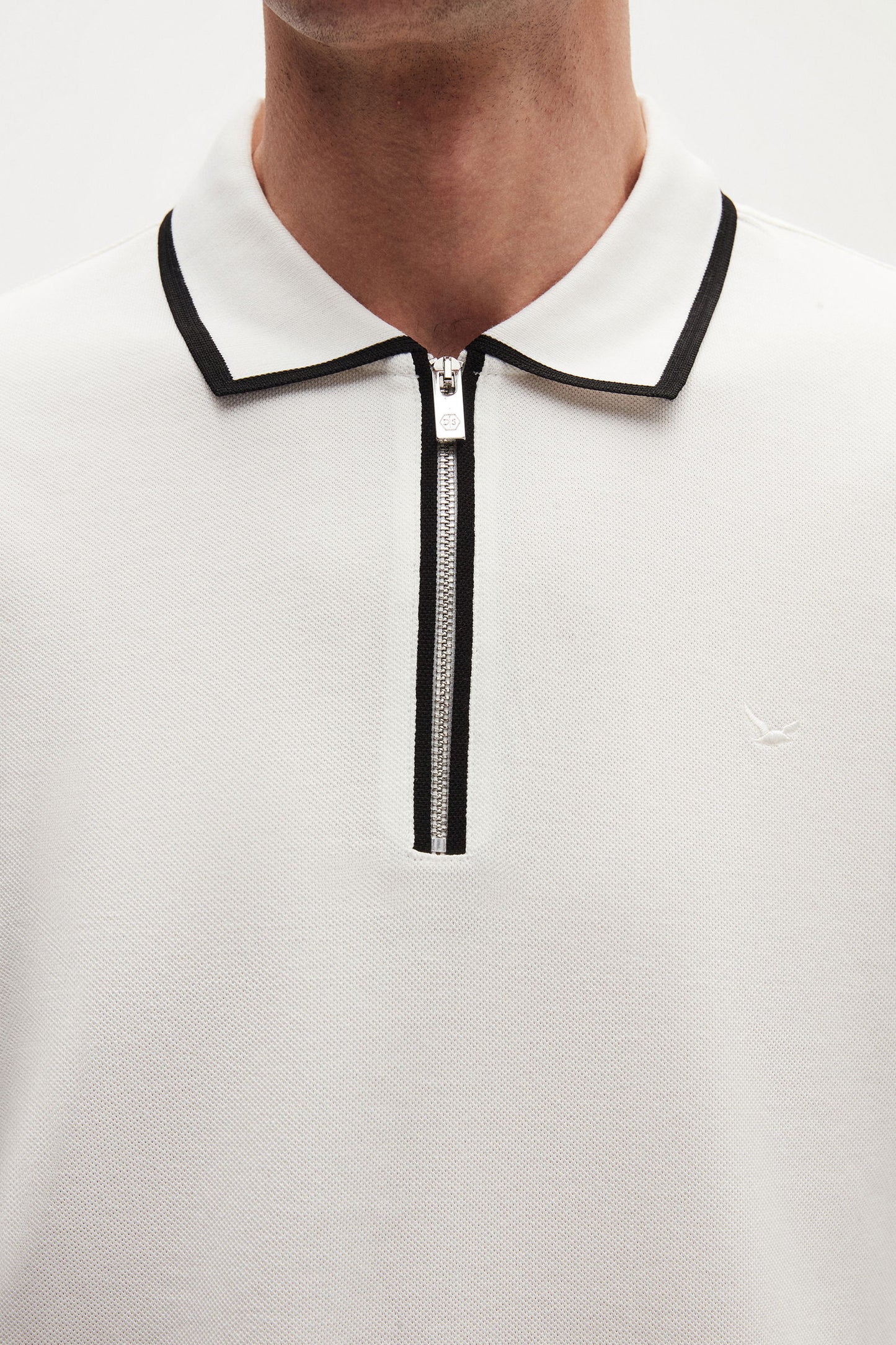 Ds Damat Regular Fit Ekru Polo Tişört