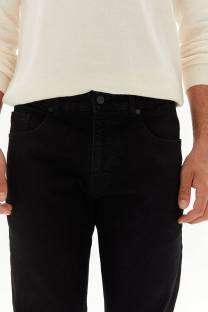 Twn Super Slim Fit Siyah Yıkamalı Denim Pantolon