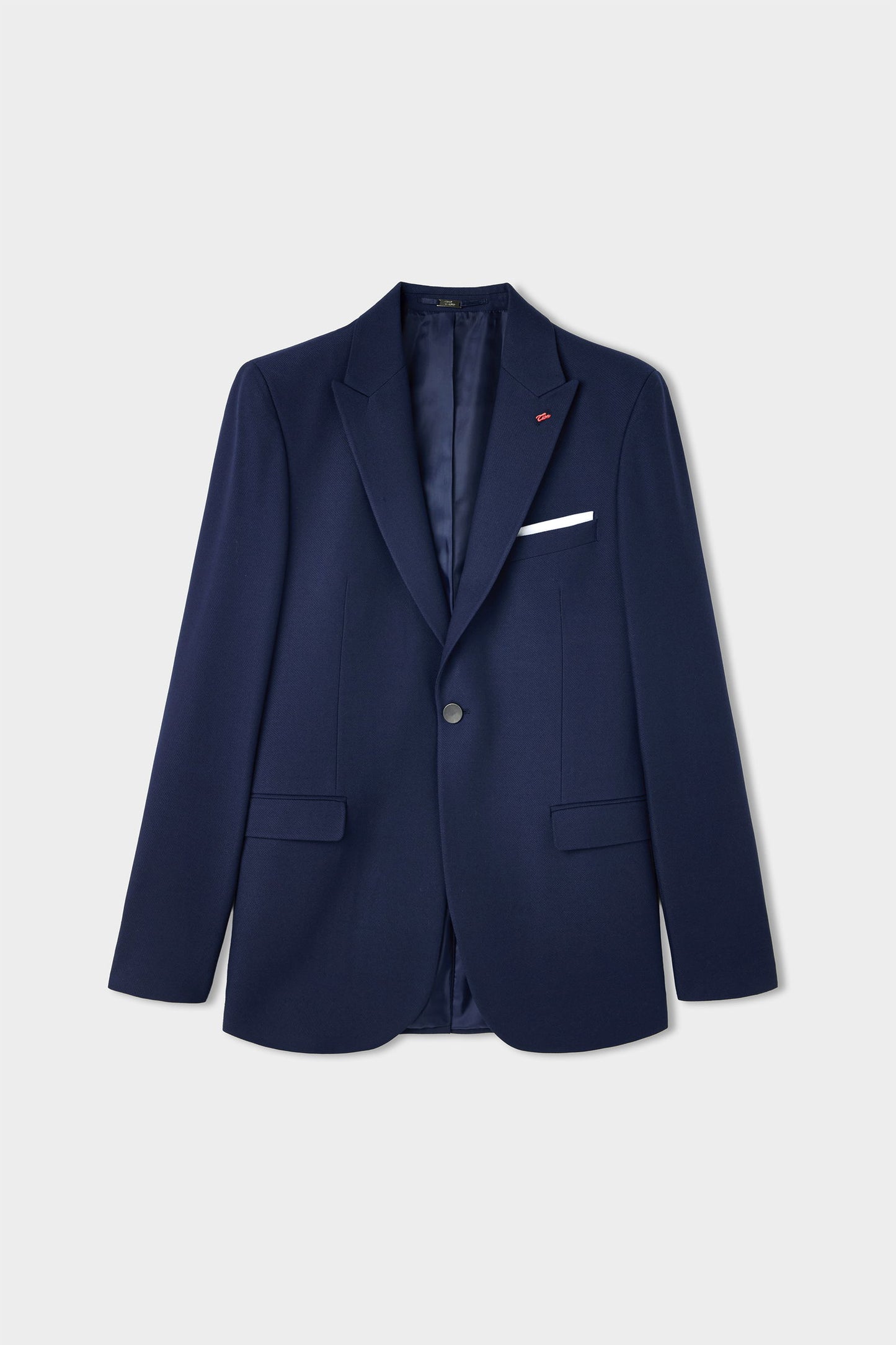 Twn Slim Fit Lacivert Armürlü Takim Elbise